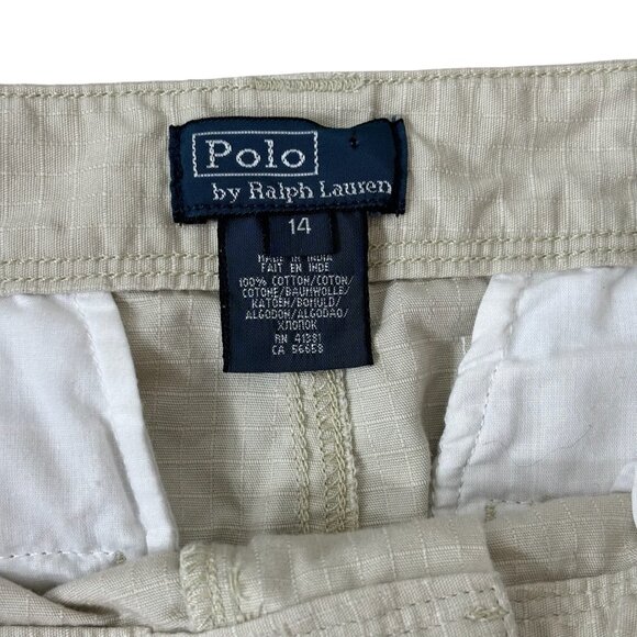 Polo Ralph Lauren Khakis 100% Cotton Size 14 - Picture 3 of 6